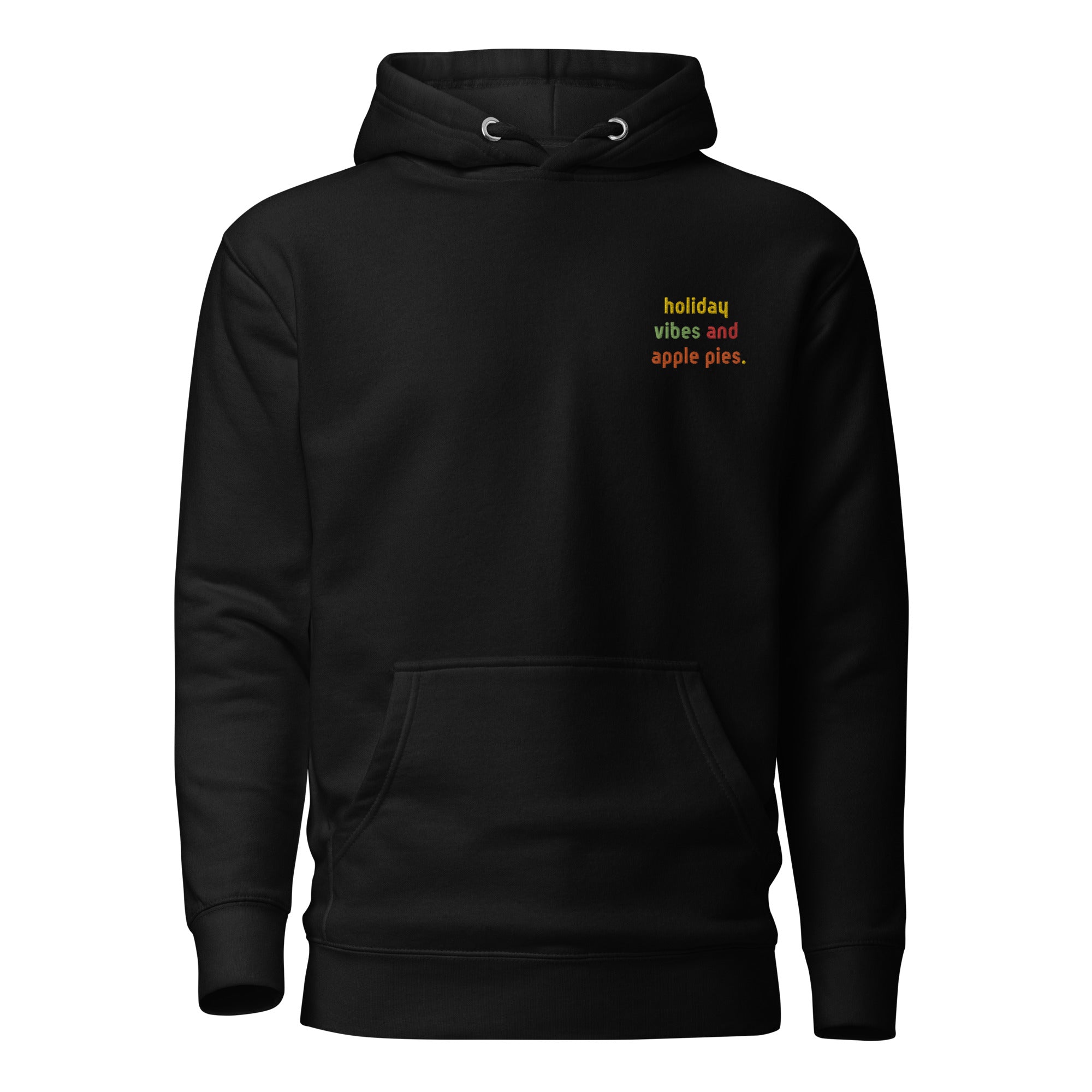 Holiday Apple Vibes Hoodie (Premium-Fitted)