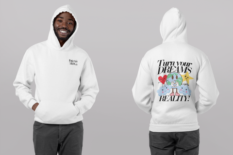 Dream Big Hoodie (Party in the Back)(Classic/Loose Fit)