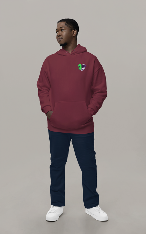 Alien Spaceperson Love Hoodie