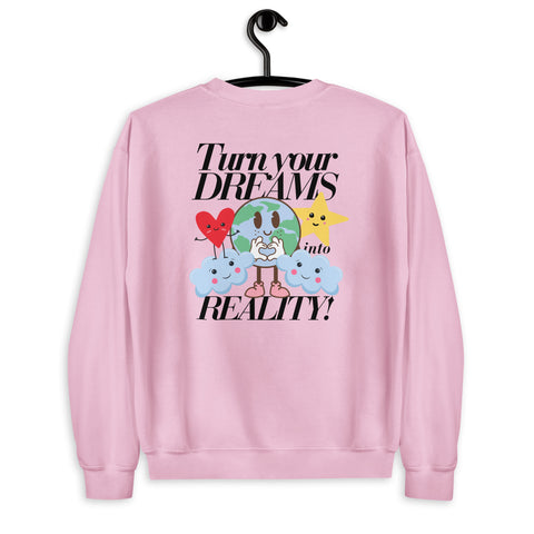 Dream Big Sweatshirt (Party in the Back) (Classic/Loose Fit)