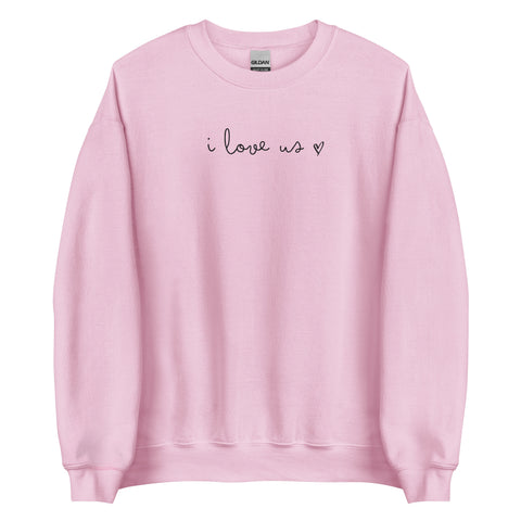 Love us Sweatshirt (Plain/Loose Fit)