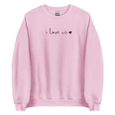 Love us Sweatshirt (Red Heart) (Loose fit)