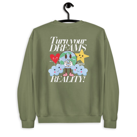 Dream Big Sweatshirt (Party in the Back) (Classic/Loose Fit)