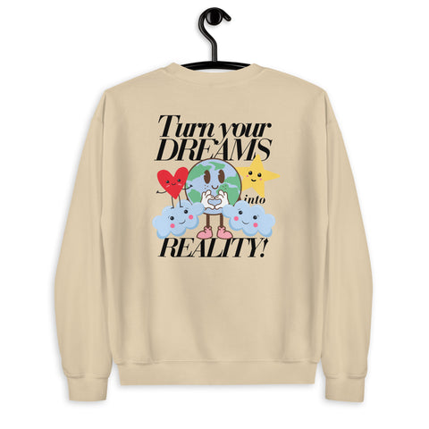 Dream Big Sweatshirt (Party in the Back) (Classic/Loose Fit)