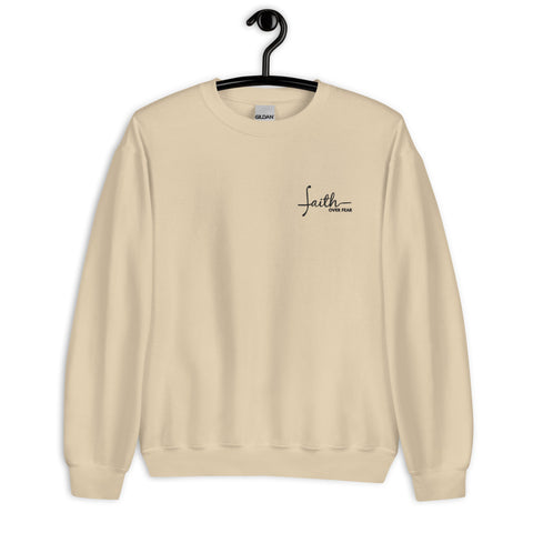 Have Faith Sweatshirt (Unisex) (Classic/Loose Fit)