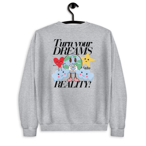 Dream Big Sweatshirt (Party in the Back) (Classic/Loose Fit)