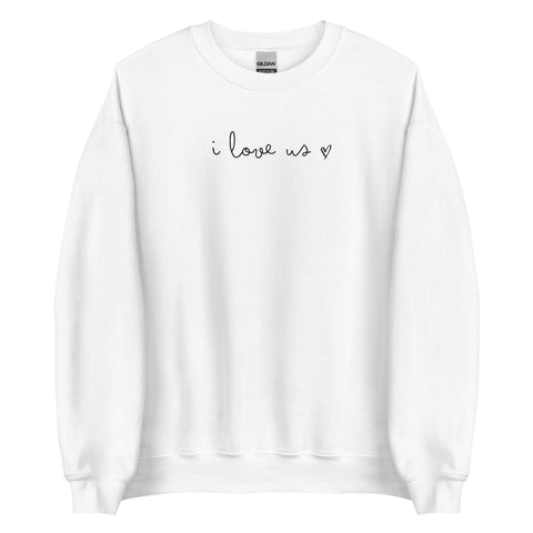 Love us Sweatshirt (Plain/Loose Fit)