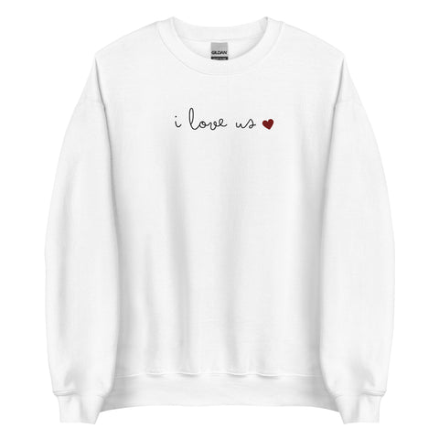 Love us Sweatshirt (Red Heart) (Loose fit)