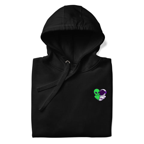 Alien Spaceperson Love Hoodie