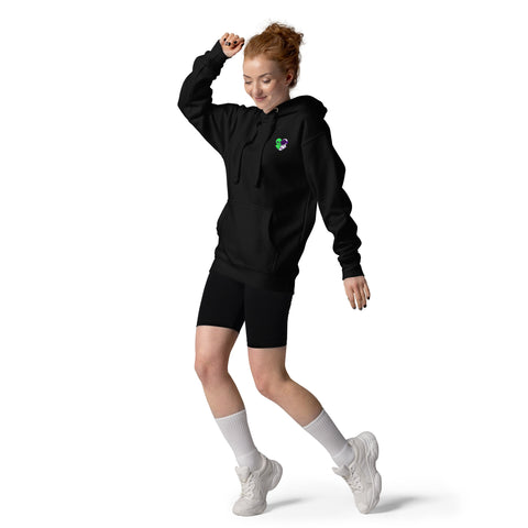 Alien Spaceperson Love Hoodie