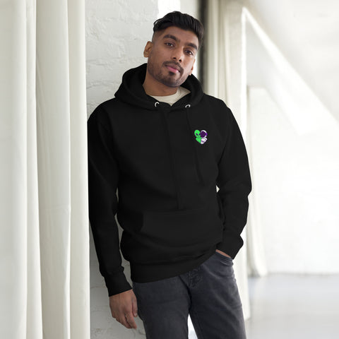 Alien Spaceperson Love Hoodie