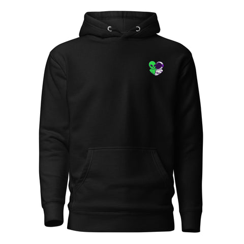 Alien Spaceperson Love Hoodie