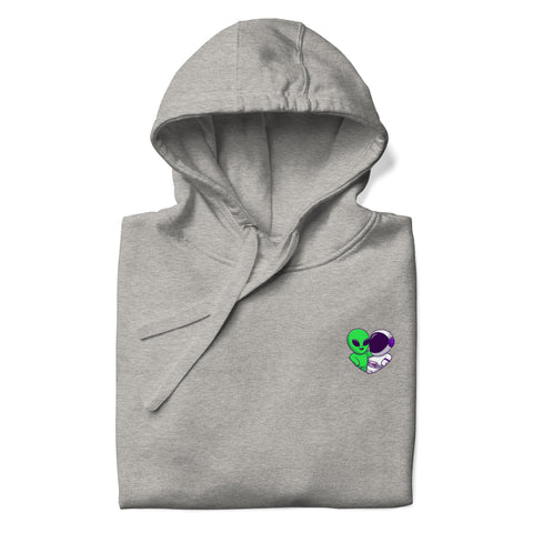 Alien Spaceperson Love Hoodie