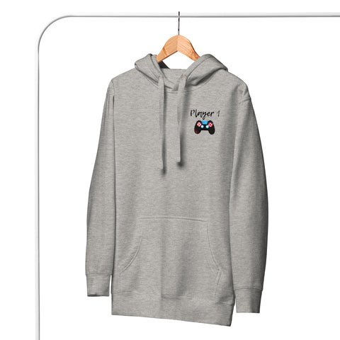 Player 1 Hoodie (Premium-Fitted)