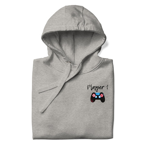 Player 1 Hoodie (Premium-Fitted)