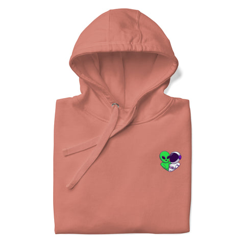 Alien Spaceperson Love Hoodie