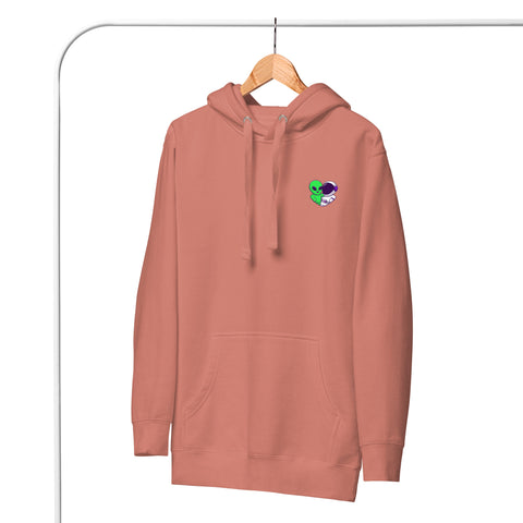 Alien Spaceperson Love Hoodie