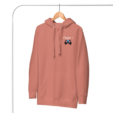 Player 1 Hoodie (Premium-Fitted)