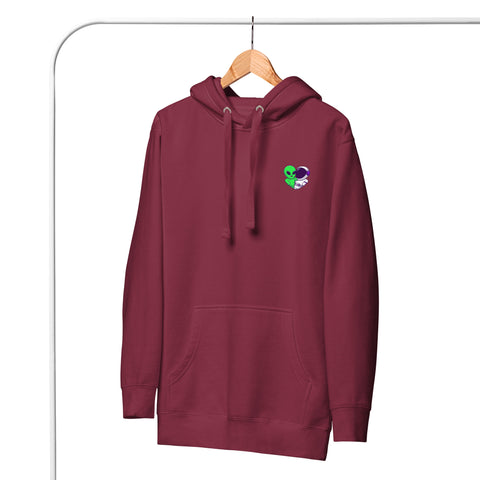 Alien Spaceperson Love Hoodie