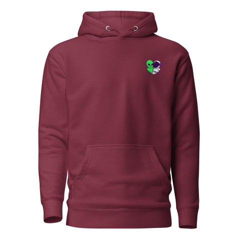 Alien Spaceperson Love Hoodie