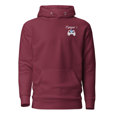 Player 1 Hoodie (Premium-Fitted)