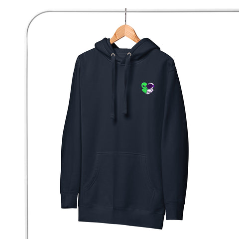 Alien Spaceperson Love Hoodie