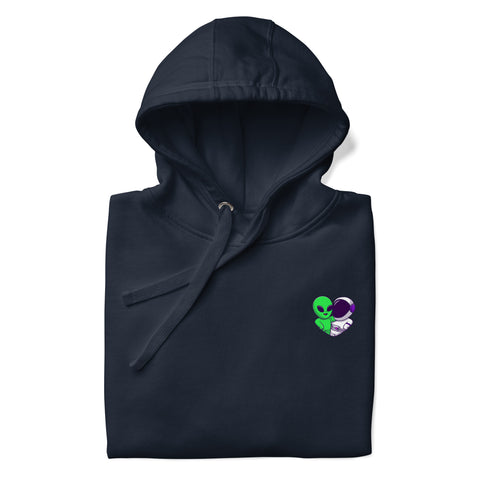 Alien Spaceperson Love Hoodie