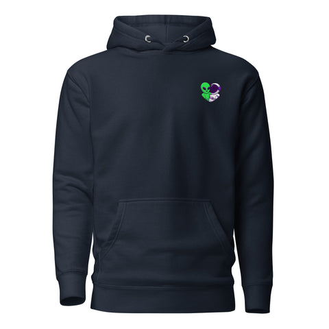 Alien Spaceperson Love Hoodie