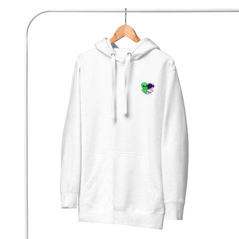 Alien Spaceperson Love Hoodie