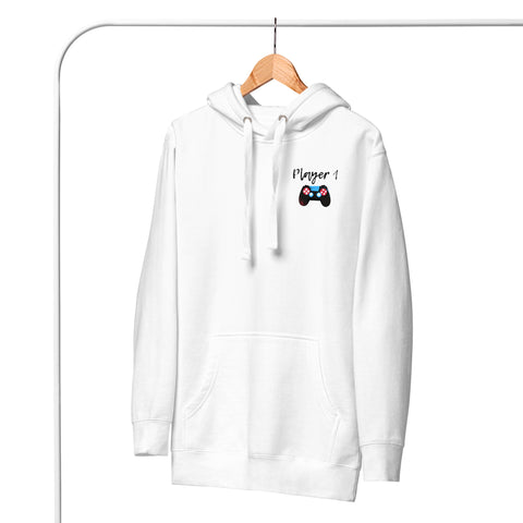 Player 1 Hoodie (Premium-Fitted)