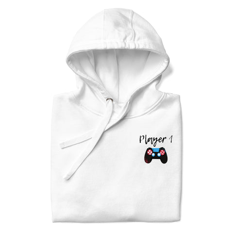 Player 1 Hoodie (Premium-Fitted)