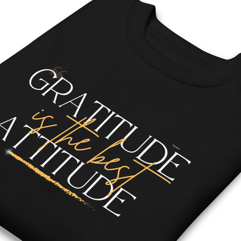 Gratitude Attitude Sweatshirt (Premium-Fitted)