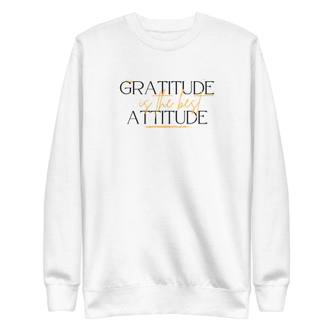 Gratitude Attitude Sweatshirt (Premium-Fitted)