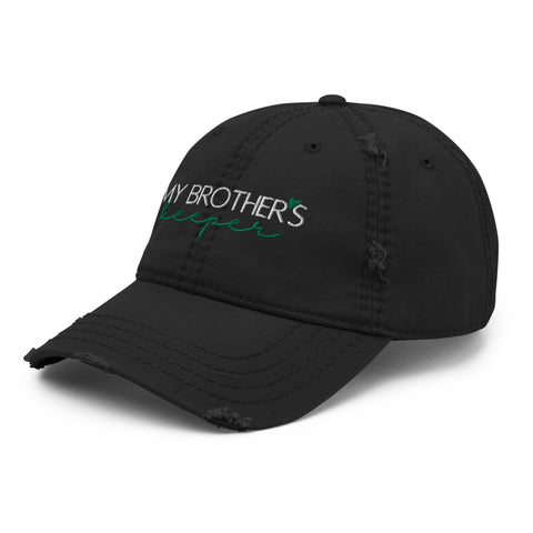 Brother's Keeper Distressed Dad Hat - Millennial Swag