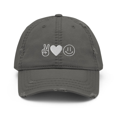 Peace Love Happiness Hat - Millennial Swag