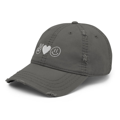 Peace Love Happiness Hat - Millennial Swag