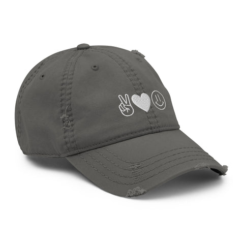 Peace Love Happiness Hat - Millennial Swag