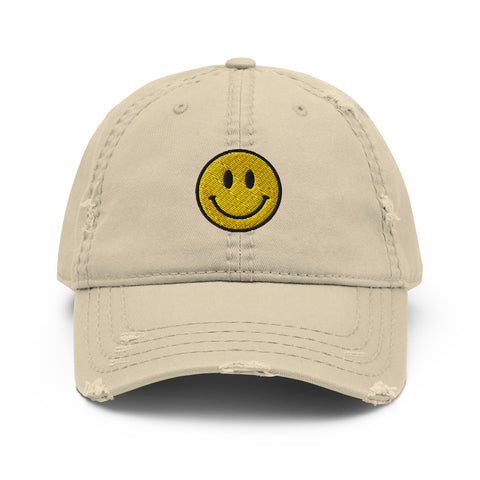 Be Happy Hat -Yellow - Millennial Swag