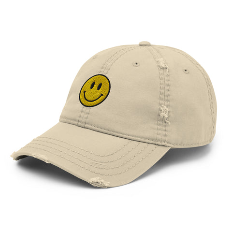 Be Happy Hat -Yellow - Millennial Swag