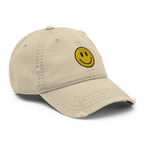 Be Happy Hat -Yellow - Millennial Swag