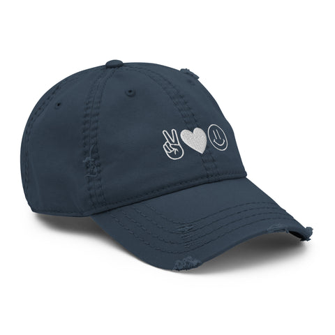 Peace Love Happiness Hat - Millennial Swag