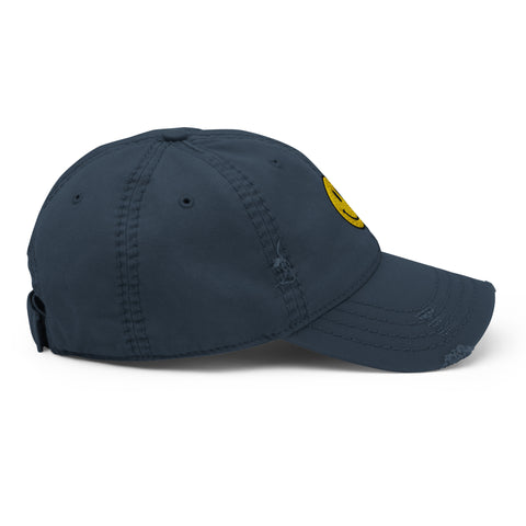 Be Happy Hat -Yellow - Millennial Swag