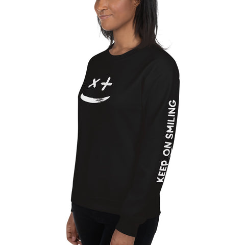 Keep on Smiling Sweatshirt (Classic/Loose Fit)