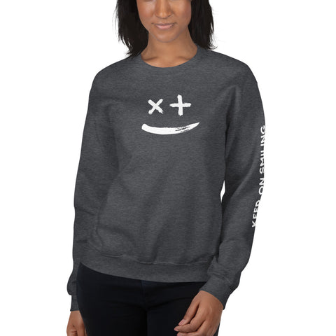 Keep on Smiling Sweatshirt (Classic/Loose Fit)