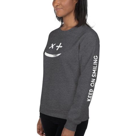 Keep on Smiling Sweatshirt (Classic/Loose Fit)