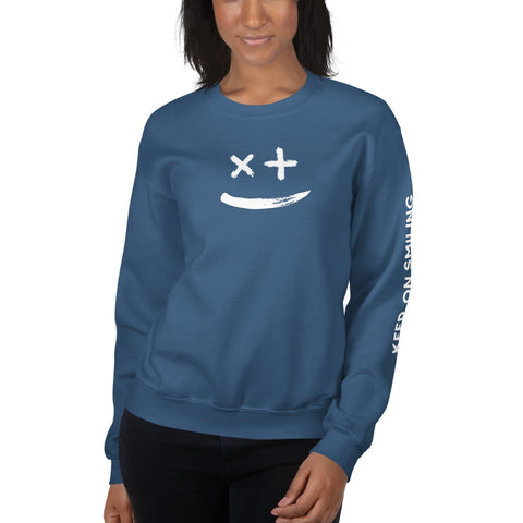 Keep on Smiling Sweatshirt (Classic/Loose Fit)