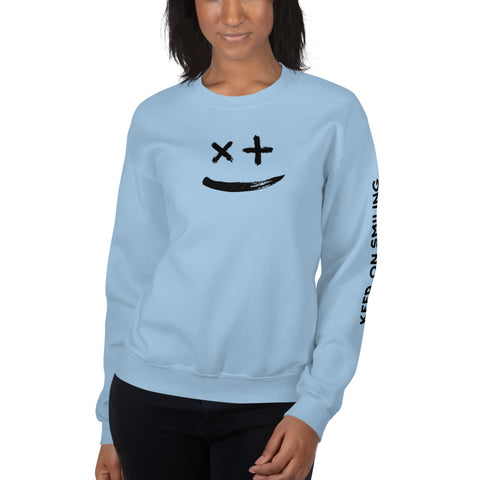 Keep on Smiling Sweatshirt (Classic/Loose Fit)
