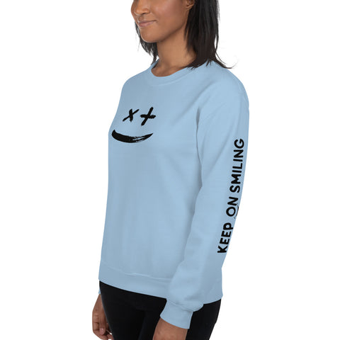 Keep on Smiling Sweatshirt (Classic/Loose Fit)