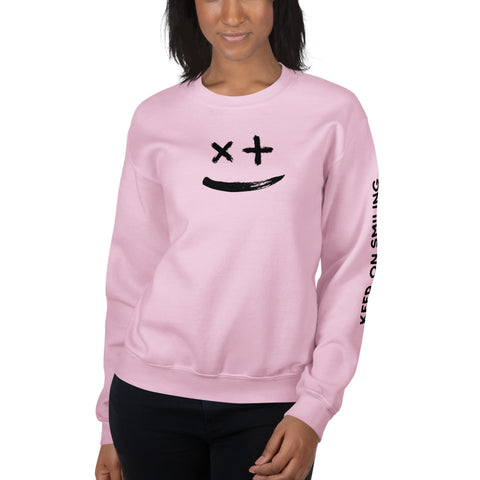 Keep on Smiling Sweatshirt (Classic/Loose Fit)