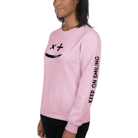 Keep on Smiling Sweatshirt (Classic/Loose Fit)